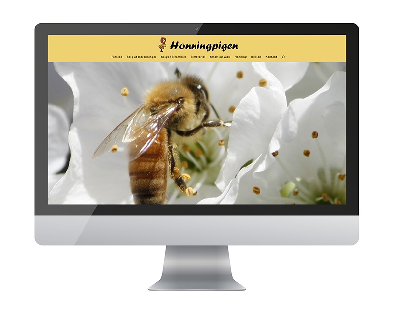 Hjemmeside for Honningpigen.dk